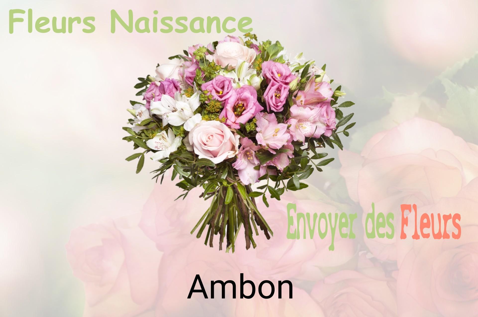 Bouquet de fleurs de naissance livré à Ambon